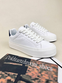 ونس زنانه لژدار  زارا   ZARA Canvas Syle Trainers کد 1561 💙 دختر طهرونی