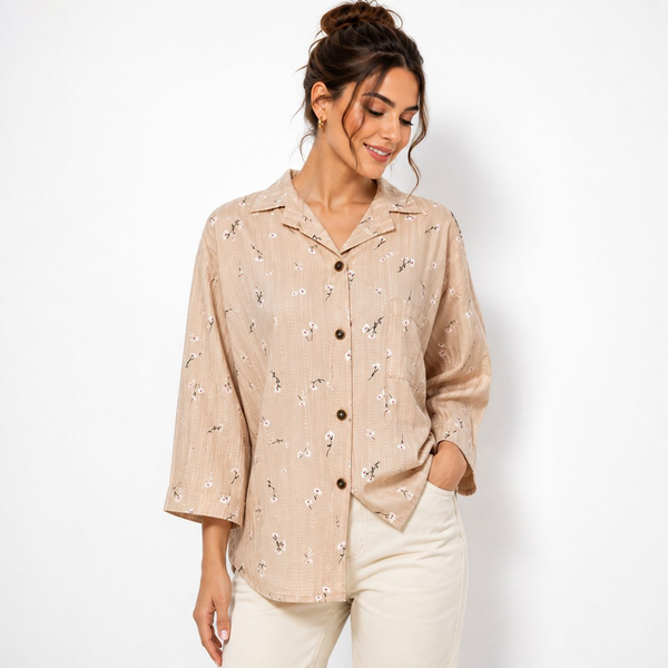 شومیز زنانه گل گچی