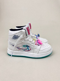 کتونی ونس زنانه ساقدار باربی ایر جردن وان air jordan 1 sample barbie کد 912