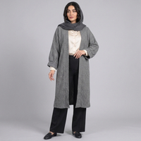 مانتو زنانه موهر بیسکویتی پاییزی کد 85