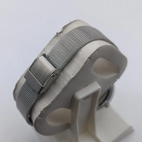 ساعت زنانه استیل بلیزر رفرانس 3408 صفحه سفید با موتور ژاپن و بند حصیری