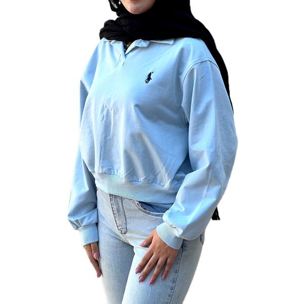 خرید دورس دو نخ آبی روشن مدل polo