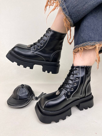 نیم بوت زنانه طرح لوفر ساقدار دوختی سکه زارا ZARA کد  1314s