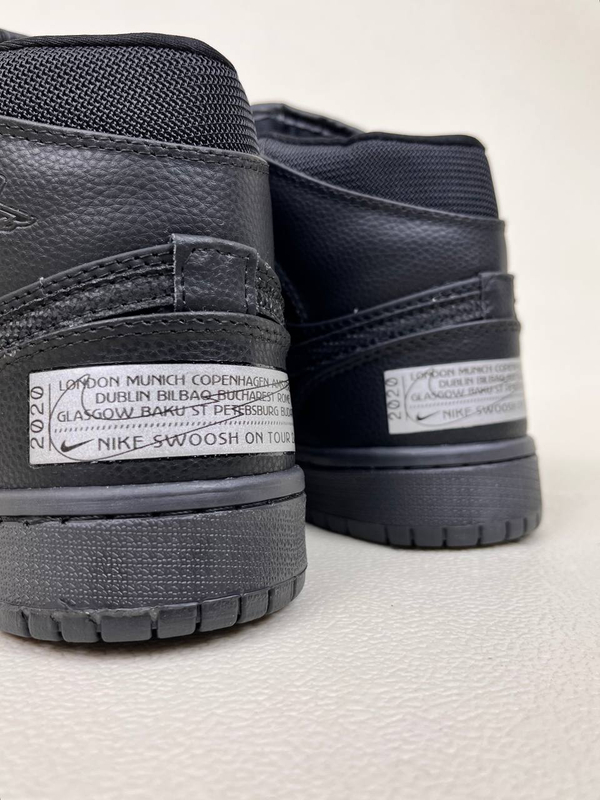 کتونی ساقدار زنانه نایکی جردن وان نیو بلک 1 NIKE AIR JORDAN کد 912 دختر طهرونی