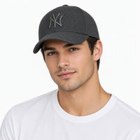 خرید کلاه کپ طوسی مدل NY 