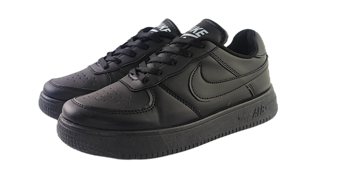 کفش اسپرت زنانه و‌پسرانه برند نایکی مدل ایرفورس nike airforce مشکی کد 70