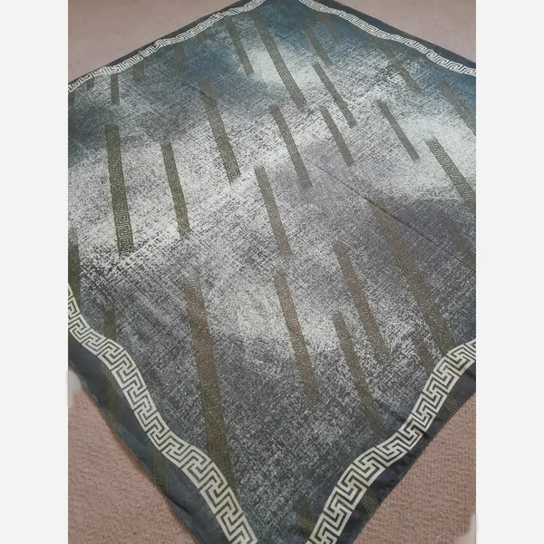 خرید مینی اسکارف نخی قواره 90 سانتی متر تابستانی سبک و راحت
