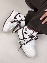 کتونی ساقدار زنانه ساقدار ایر جردن 1 اما مانیر 1 NIKE AIR JORDAN کد 912