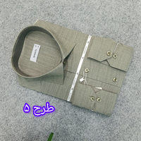 پیراهن طرحدار مردانه قواره ازاد ( قواره کلاسیک ) _ استین بلند