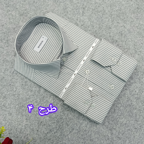 پیراهن استین بلند مردانه ( قواره کلاسیک-قواره معمولی )- پیراهن مجلسی طرحدار مردانه
