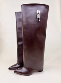 بوت زنانه پاشنه دار دامنی ژیوانشی GIVENCHY کد 1696 دختر طهرونی کد 675