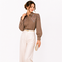 شومیز زنانه گلدوزی وارداتی کد 361