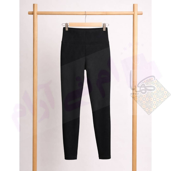 لگ کبریتی زنانه مشکی M5 | کمر پهن سوپر شاین با تضمین کیفیت کد 305
