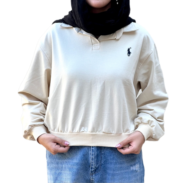 خرید دورس دو نخ کرمی مدل polo