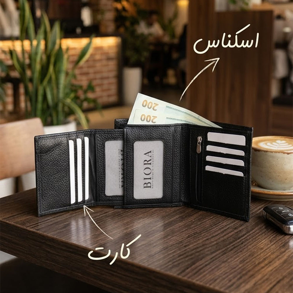 کیف پول مردانه بیورا مدل KPK010