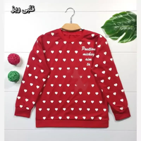 خرید بلوز زنانه یقه گرد طرح دار جنس دورس مناسب سایز 36 تا 44 