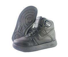 کفش اسپرت زنانه وپسرانه مدل نایکی ایرفورس ساقدار nike airforce مشکی کد 69