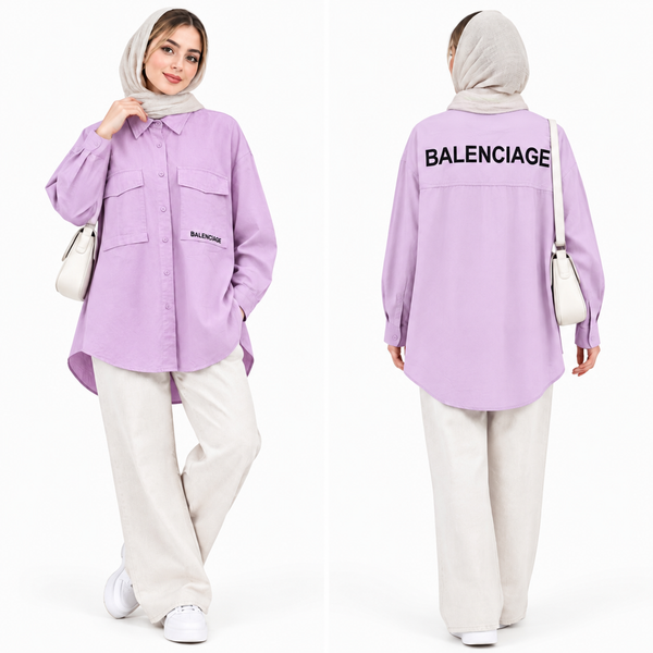 شومیز زنانه کتان وارداتی کد 355