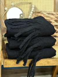 بیگ اسکارف ساده مشکی