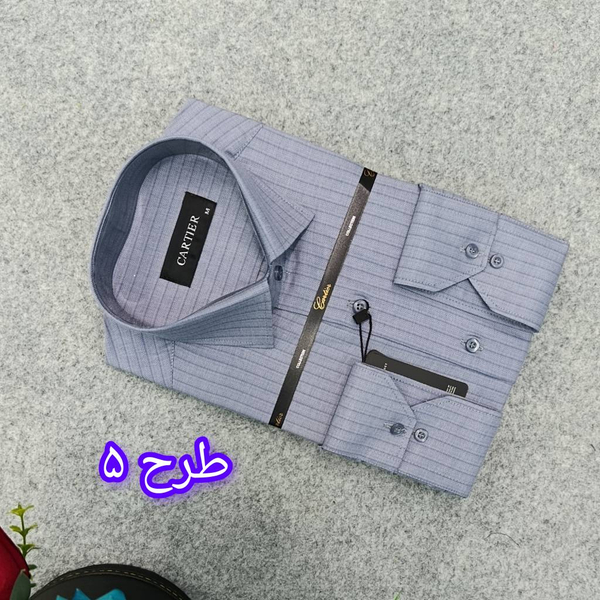 پیراهن مردانه راه راه استین بلند سایز M تا 2XL | پیراهن کلاسیک مردانه راه راه در 5 طرح | پیراهن مردانه رسمی راه راهBB2