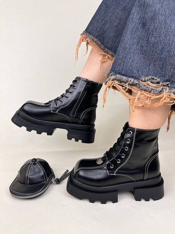 نیم بوت زنانه طرح لوفر ساقدار دوختی سکه زارا ZARA کد  1314s