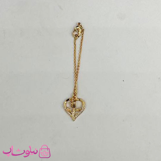 خرید  آویز ساعت زنانه ysx طرح گل رز داخل قلب 