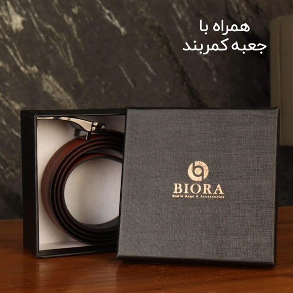 کمربند مردانه بیورا مدل چرم طبیعی میخی کد k015