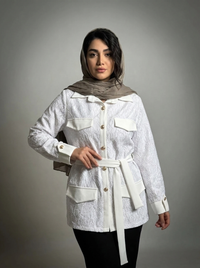 کت مجلسی زنانه گیپور قد ۷۰