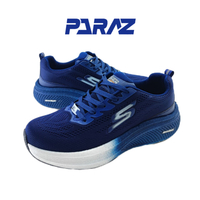 خرید کفش اسپرت مردانه بزرگ‌پا تمام وارداتی برند اسکچرز skechers سرمه‌ای 