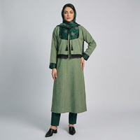 مانتو زنانه کت و سارافون ترمه