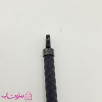دستبند امگا رابر مشکی قفل مشکی مردانه زنانه کیفیت مستر کد 1400