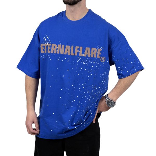 خرید تیشرت آستین کوتاه مردانه آبی دونخ مدل ETERNALFLARE
