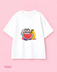 خرید  تیشرت اورسایز طرح Enjoy Summer 