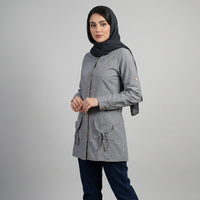 مانتو زنانه نخی ترک کد 365