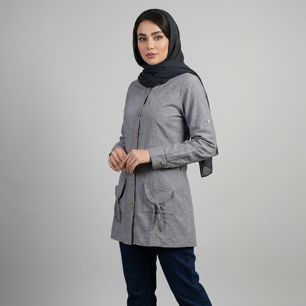 مانتو زنانه نخی ترک کد 365