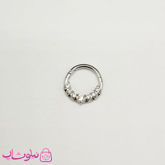 خرید  پیرسینگ دیث یا سپتوم مدل دایره نگیندار 