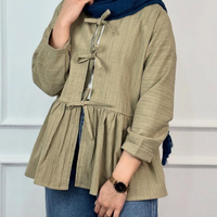 شومیز زنانه عروسکی چین دار آویسا