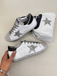 کتونی ونس زنانه گولدن گوس اس استار رویه سویت ستاره لمه GOLDEN GOOSE SSTAR کد 1661