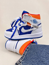 کتونی ساقدار زنانه ایر جردن 1 کینگ بلو  1 NIKE AIR JORDAN کد 912