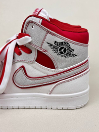 کتونی ونس ساقدار زنانه ایر جردن وان رد فانتوم jordan 1 RED fantom کد 912 دختر طرونی