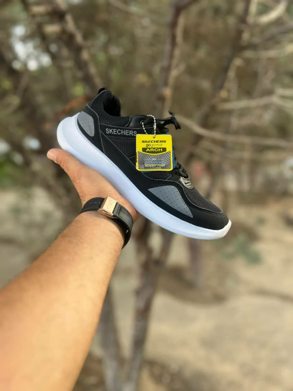 کفش اسپرت و روزمره مردانه برند اسکچرز Skechers مدل کوانتوم مشکی کد 248