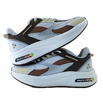 کفش اسپرت و روزمره مردانه برند اسکچرز Skechers مدل مانستر مشکی سفید قهوهای کد 382
