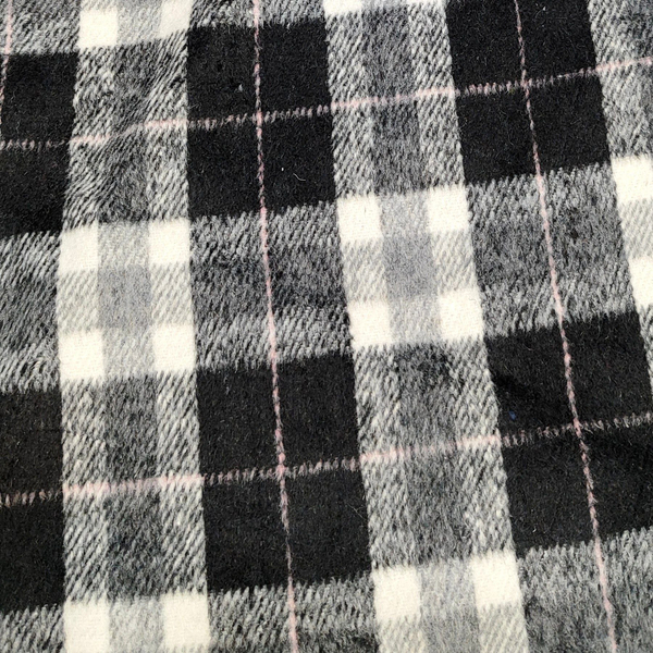 دامن چهارخونه پشمی قد 75 کد 50129