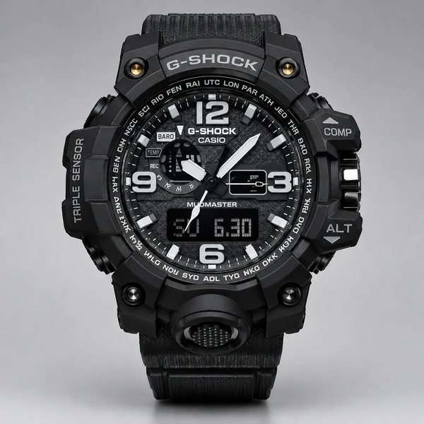 خرید  ساعت مچی GA-B001 مشکی دو موتوره شیشه ای Casio-5962-G 
