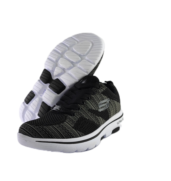 کفش اسپرت و روزمره مردانه برند اسکچرز Skechers رامیرو مشکی طوسی کد 250