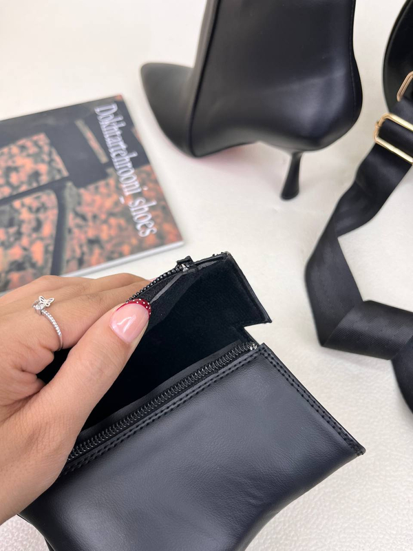 نیم بوت پاشنه دار زنانه کلاسیک زارا ZARA کد 1753 دختر طهرونی