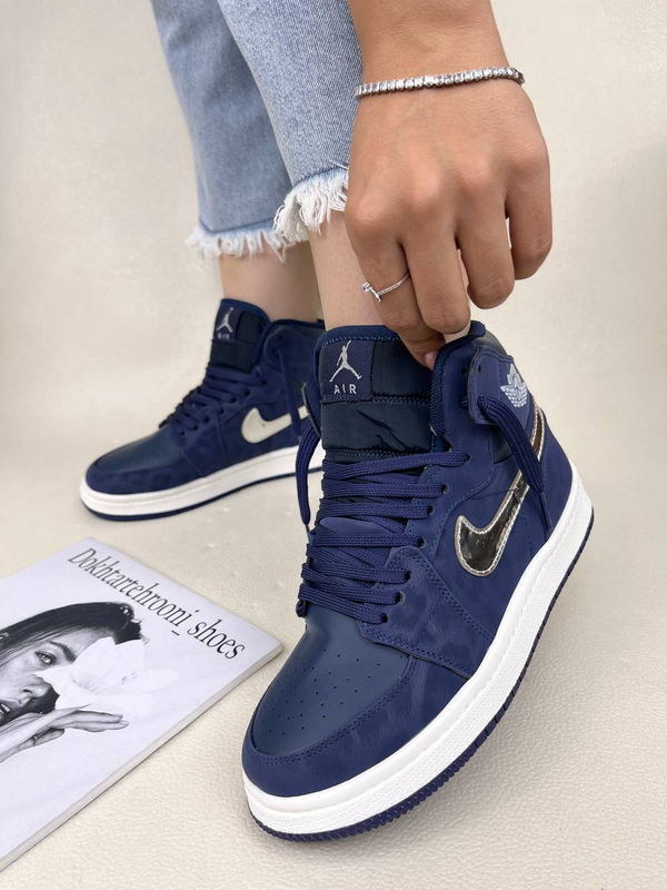 کتونی ونس زنانه نیو ایر جردن وان پانتر 💙 نایک NIKE AIR JORDAN Panter کد 1749دختر طهرونی