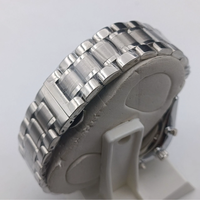 ساعت مردانه استیل صفحه مشکی بلیزر طرح سه موتور تقویم دار