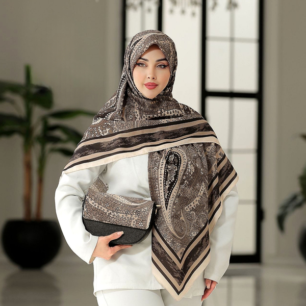 خرید ست کیف و روسری مدل توران طرح لویدور 
