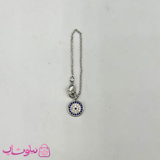 خرید  آویز ساعت زنانه ysx نگیندار نقره ای 